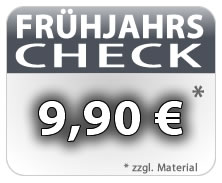Frühjahrscheck für 9,90 Euro