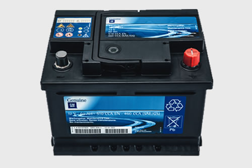 Bild einer Starterbatterie von GM Bild einer Starterbatterie von GM